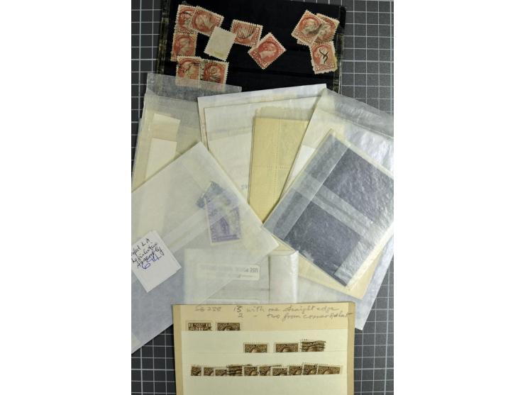 1868/30 (ca.), postfrische ungebrauchte und gestempelte reichhaltige Partie mit viel besserem Material, u.a. viele postfrisch
