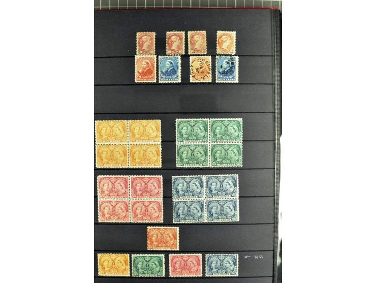 1868/30 (ca.), postfrische ungebrauchte und gestempelte reichhaltige Partie mit viel besserem Material, u.a. viele postfrisch