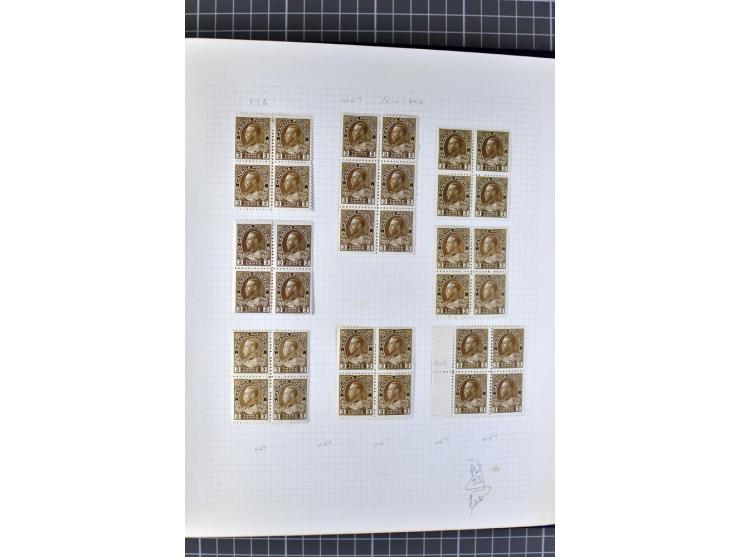 1868/30 (ca.), postfrische ungebrauchte und gestempelte reichhaltige Partie mit viel besserem Material, u.a. viele postfrisch