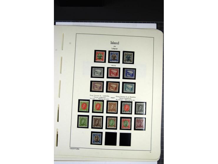 1873/1952, ungebrauchte, meist postfrische saubere Sammlung, bis auf ganz wenige Werte kpl. mit u.a. Mi.-Nr. 1-5, 18BI und II