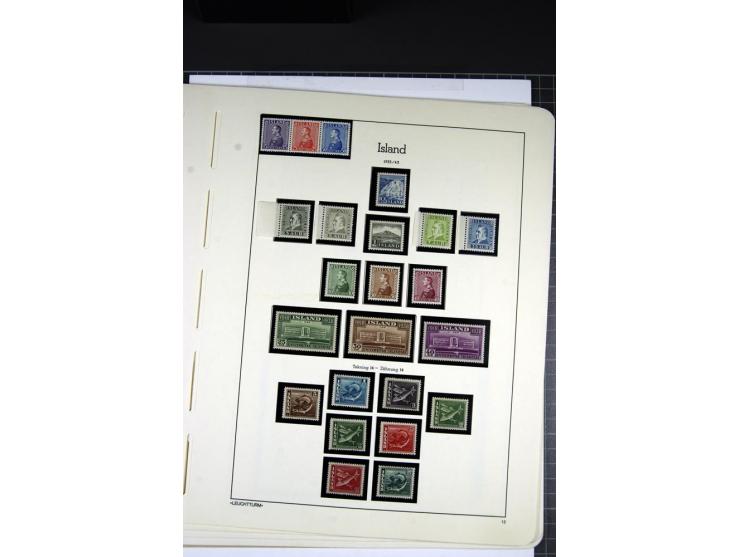 1873/1952, ungebrauchte, meist postfrische saubere Sammlung, bis auf ganz wenige Werte kpl. mit u.a. Mi.-Nr. 1-5, 18BI und II
