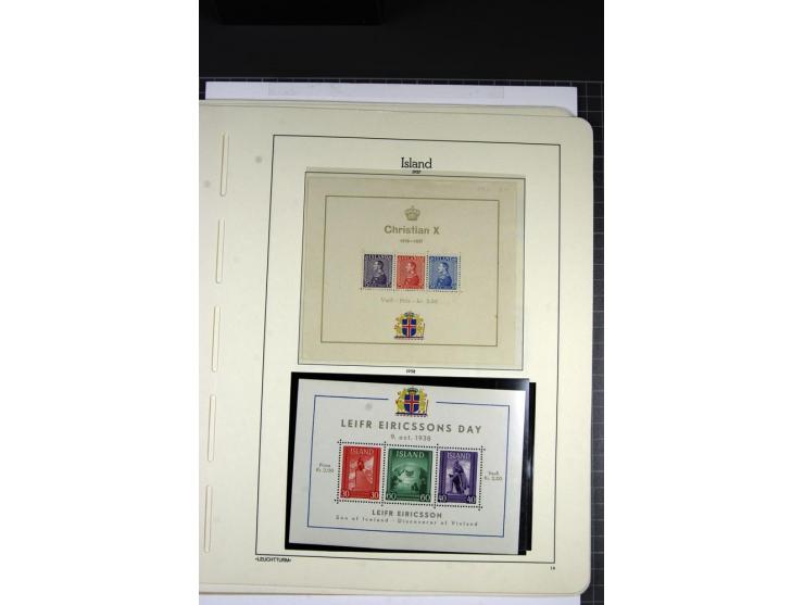 1873/1952, ungebrauchte, meist postfrische saubere Sammlung, bis auf ganz wenige Werte kpl. mit u.a. Mi.-Nr. 1-5, 18BI und II