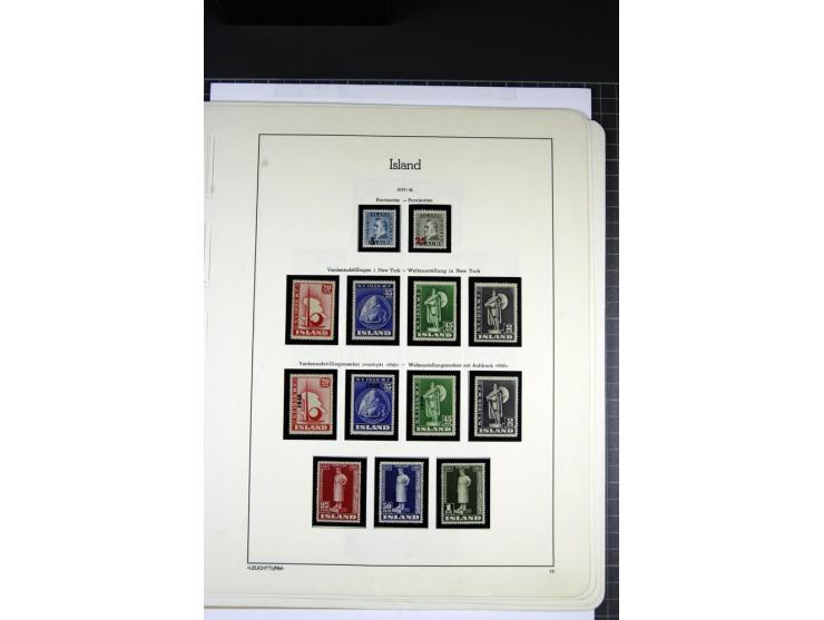 1873/1952, ungebrauchte, meist postfrische saubere Sammlung, bis auf ganz wenige Werte kpl. mit u.a. Mi.-Nr. 1-5, 18BI und II