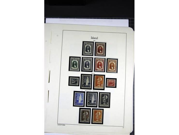1873/1952, ungebrauchte, meist postfrische saubere Sammlung, bis auf ganz wenige Werte kpl. mit u.a. Mi.-Nr. 1-5, 18BI und II