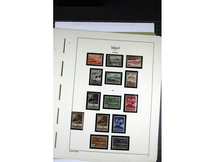 1873/1952, ungebrauchte, meist postfrische saubere Sammlung, bis auf ganz wenige Werte kpl. mit u.a. Mi.-Nr. 1-5, 18BI und II