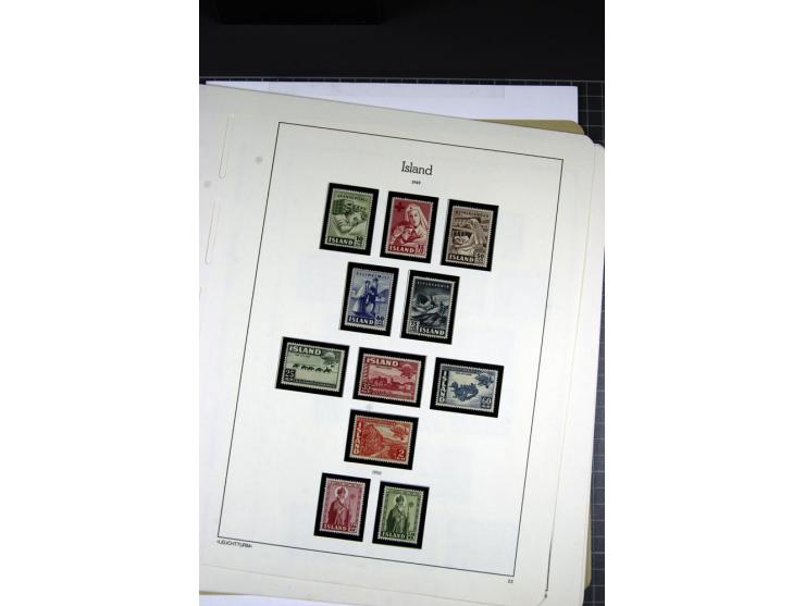1873/1952, ungebrauchte, meist postfrische saubere Sammlung, bis auf ganz wenige Werte kpl. mit u.a. Mi.-Nr. 1-5, 18BI und II