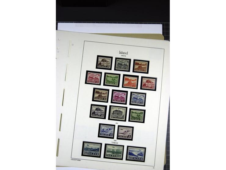 1873/1952, ungebrauchte, meist postfrische saubere Sammlung, bis auf ganz wenige Werte kpl. mit u.a. Mi.-Nr. 1-5, 18BI und II