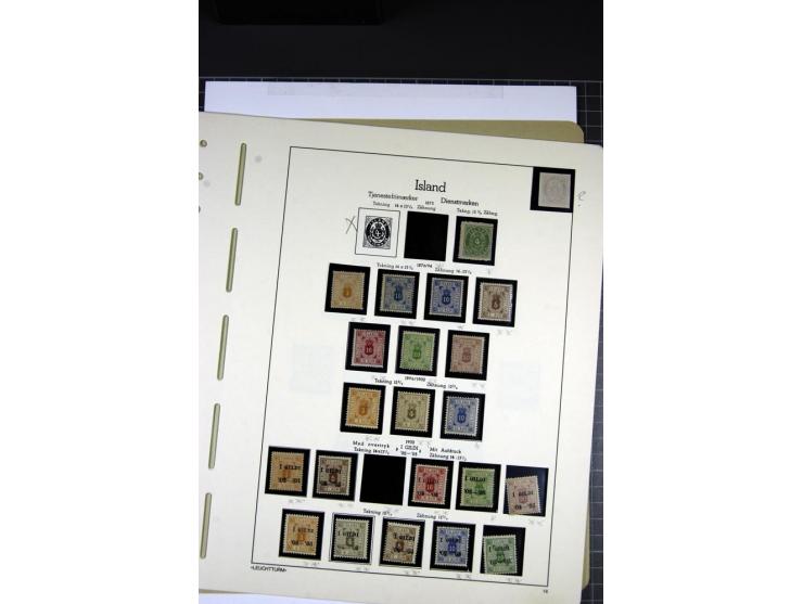1873/1952, ungebrauchte, meist postfrische saubere Sammlung, bis auf ganz wenige Werte kpl. mit u.a. Mi.-Nr. 1-5, 18BI und II