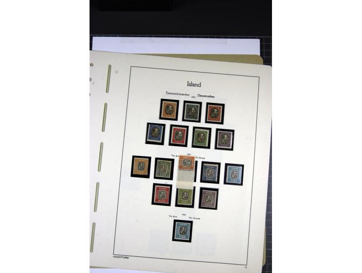 1873/1952, ungebrauchte, meist postfrische saubere Sammlung, bis auf ganz wenige Werte kpl. mit u.a. Mi.-Nr. 1-5, 18BI und II