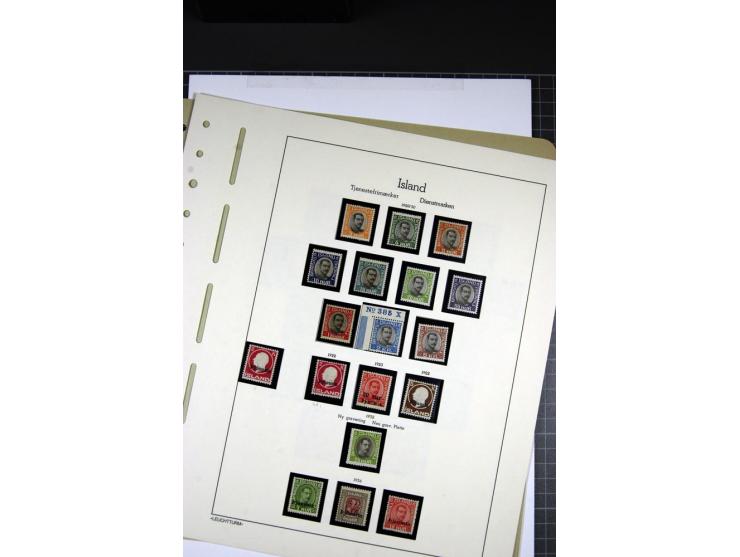 1873/1952, ungebrauchte, meist postfrische saubere Sammlung, bis auf ganz wenige Werte kpl. mit u.a. Mi.-Nr. 1-5, 18BI und II