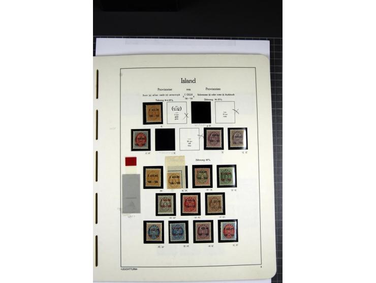 1873/1952, ungebrauchte, meist postfrische saubere Sammlung, bis auf ganz wenige Werte kpl. mit u.a. Mi.-Nr. 1-5, 18BI und II