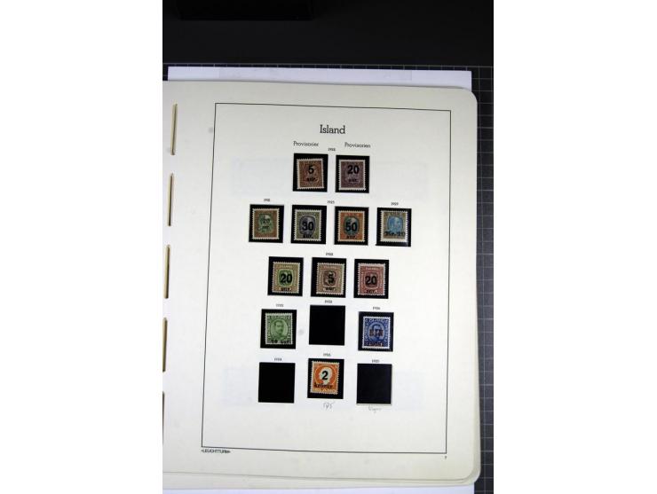 1873/1952, ungebrauchte, meist postfrische saubere Sammlung, bis auf ganz wenige Werte kpl. mit u.a. Mi.-Nr. 1-5, 18BI und II