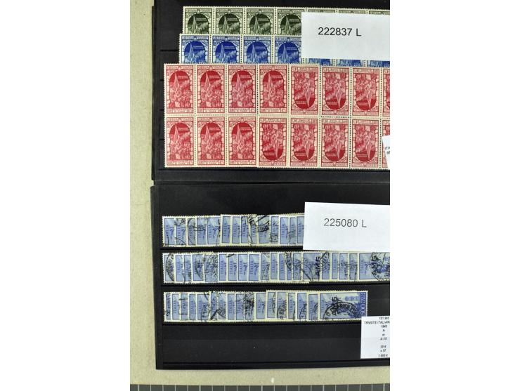 1860/1980 (ca.), postfrische, ungebrauchte und gestempelte Partie mit vielen Abarten, Probedrucken, Briefen mit besseren Stem