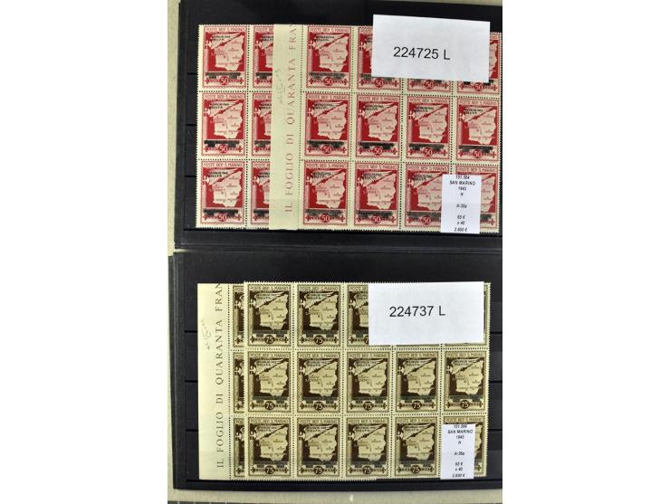 1860/1980 (ca.), postfrische, ungebrauchte und gestempelte Partie mit vielen Abarten, Probedrucken, Briefen mit besseren Stem