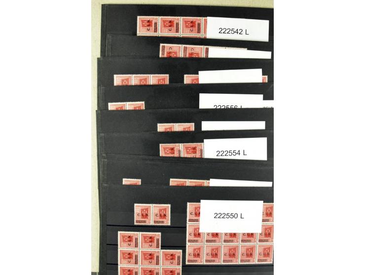 1860/1980 (ca.), postfrische, ungebrauchte und gestempelte Partie mit vielen Abarten, Probedrucken, Briefen mit besseren Stem
