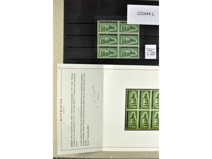 1860/1980 (ca.), postfrische, ungebrauchte und gestempelte Partie mit vielen Abarten, Probedrucken, Briefen mit besseren Stem