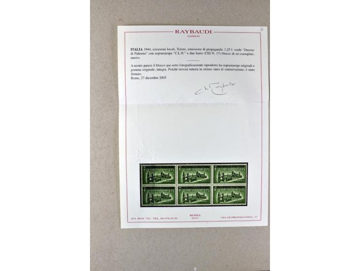 1860/1980 (ca.), postfrische, ungebrauchte und gestempelte Partie mit vielen Abarten, Probedrucken, Briefen mit besseren Stem
