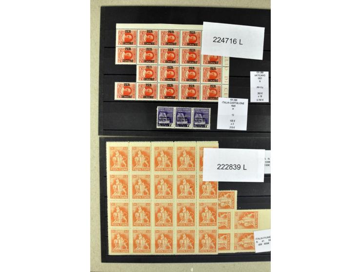 1860/1980 (ca.), postfrische, ungebrauchte und gestempelte Partie mit vielen Abarten, Probedrucken, Briefen mit besseren Stem