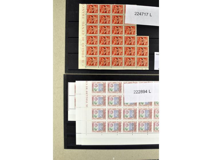 1860/1980 (ca.), postfrische, ungebrauchte und gestempelte Partie mit vielen Abarten, Probedrucken, Briefen mit besseren Stem