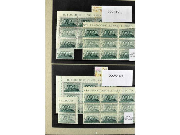 1860/1980 (ca.), postfrische, ungebrauchte und gestempelte Partie mit vielen Abarten, Probedrucken, Briefen mit besseren Stem