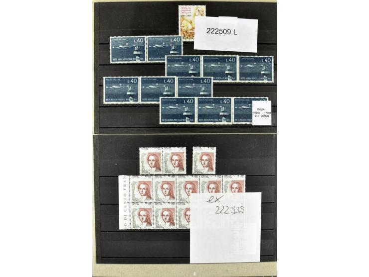 1860/1980 (ca.), postfrische, ungebrauchte und gestempelte Partie mit vielen Abarten, Probedrucken, Briefen mit besseren Stem