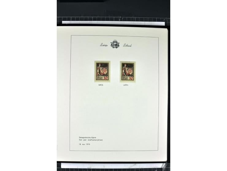 1918/40, enorm umfangreiche und detaillierte Spezialsammlung in neun Bänden, dabei über 200 Marken mit SPECIMEN-Aufdrucken, ü