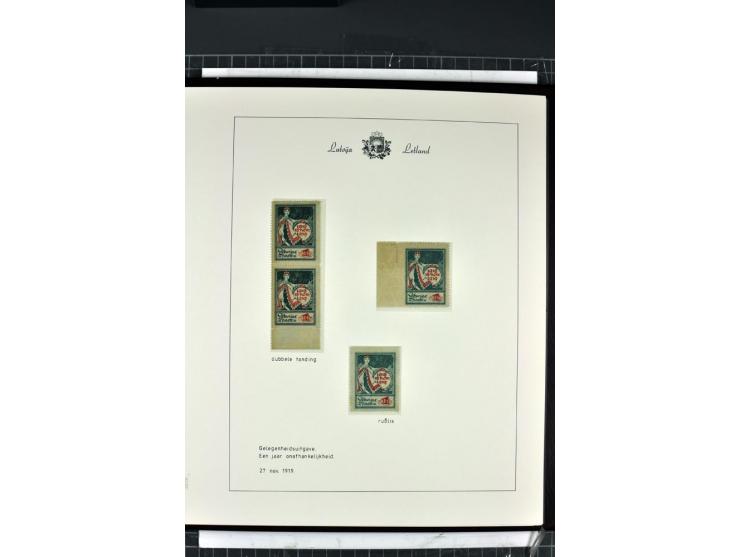 1918/40, enorm umfangreiche und detaillierte Spezialsammlung in neun Bänden, dabei über 200 Marken mit SPECIMEN-Aufdrucken, ü