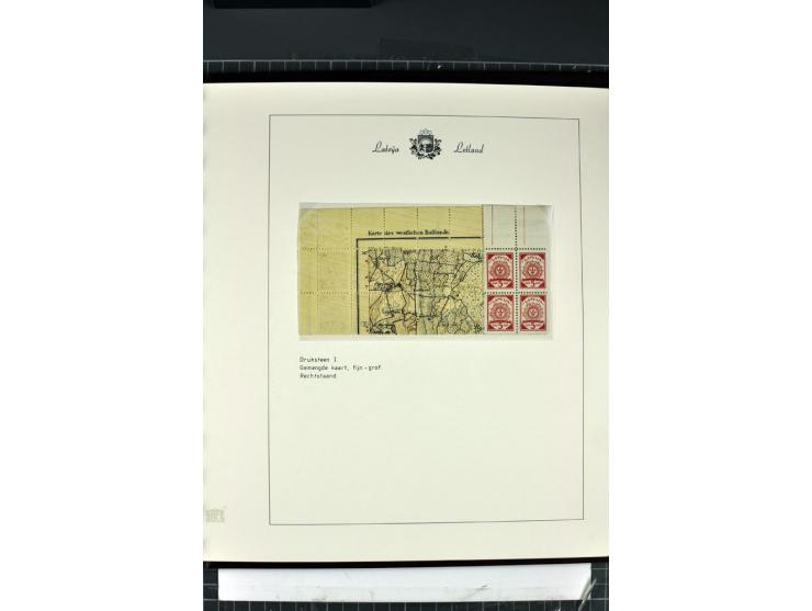 1918/40, enorm umfangreiche und detaillierte Spezialsammlung in neun Bänden, dabei über 200 Marken mit SPECIMEN-Aufdrucken, ü