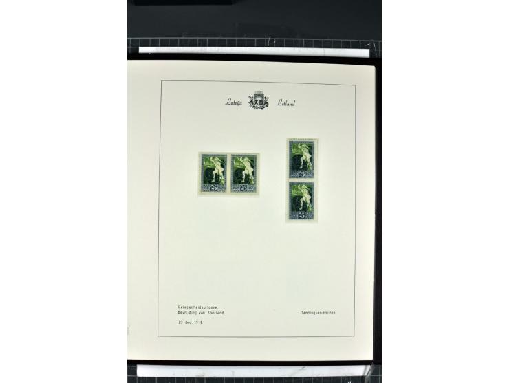 1918/40, enorm umfangreiche und detaillierte Spezialsammlung in neun Bänden, dabei über 200 Marken mit SPECIMEN-Aufdrucken, ü