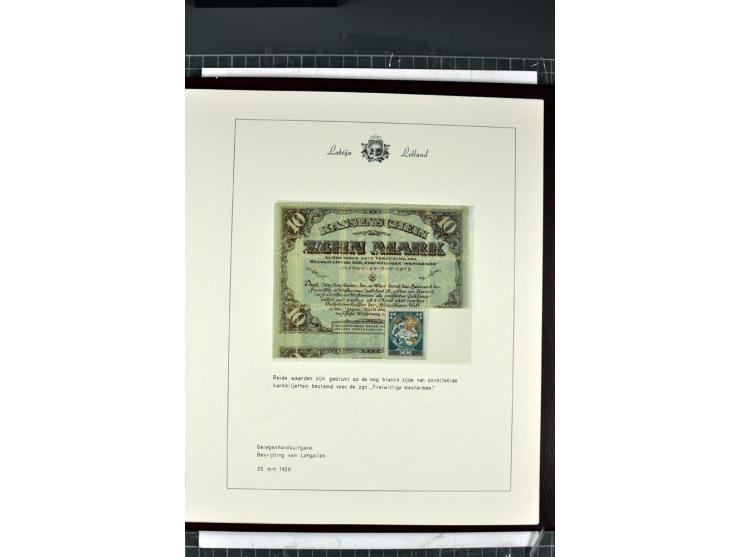 1918/40, enorm umfangreiche und detaillierte Spezialsammlung in neun Bänden, dabei über 200 Marken mit SPECIMEN-Aufdrucken, ü