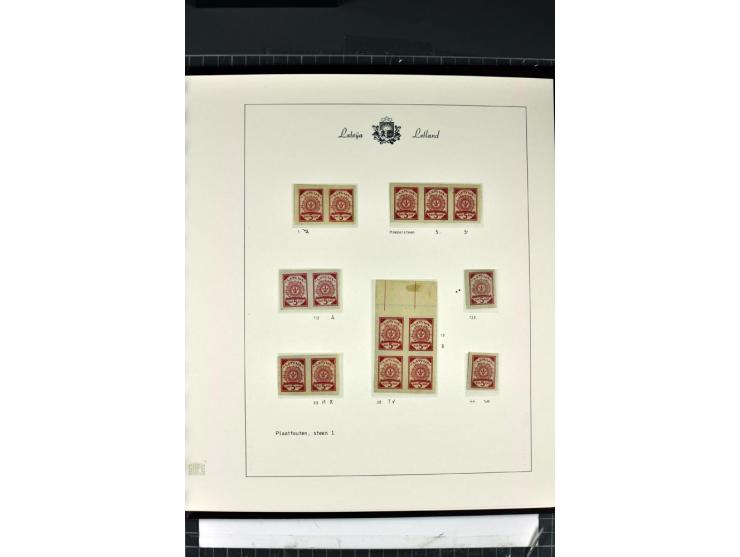 1918/40, enorm umfangreiche und detaillierte Spezialsammlung in neun Bänden, dabei über 200 Marken mit SPECIMEN-Aufdrucken, ü