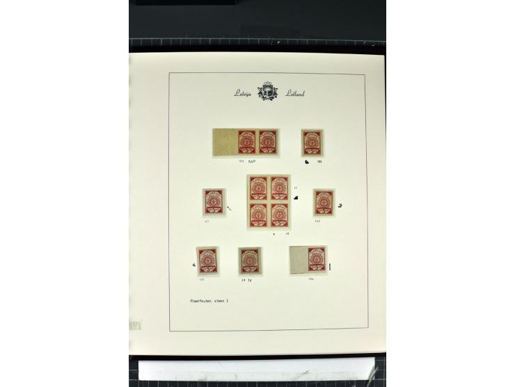 1918/40, enorm umfangreiche und detaillierte Spezialsammlung in neun Bänden, dabei über 200 Marken mit SPECIMEN-Aufdrucken, ü