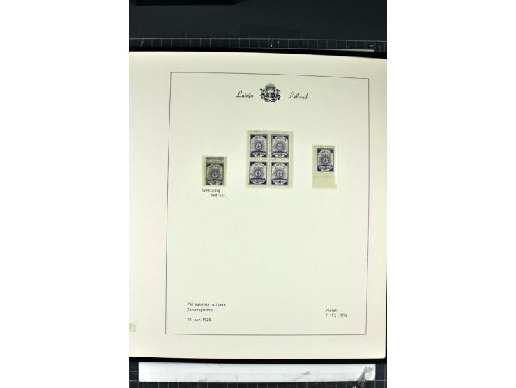 1918/40, enorm umfangreiche und detaillierte Spezialsammlung in neun Bänden, dabei über 200 Marken mit SPECIMEN-Aufdrucken, ü