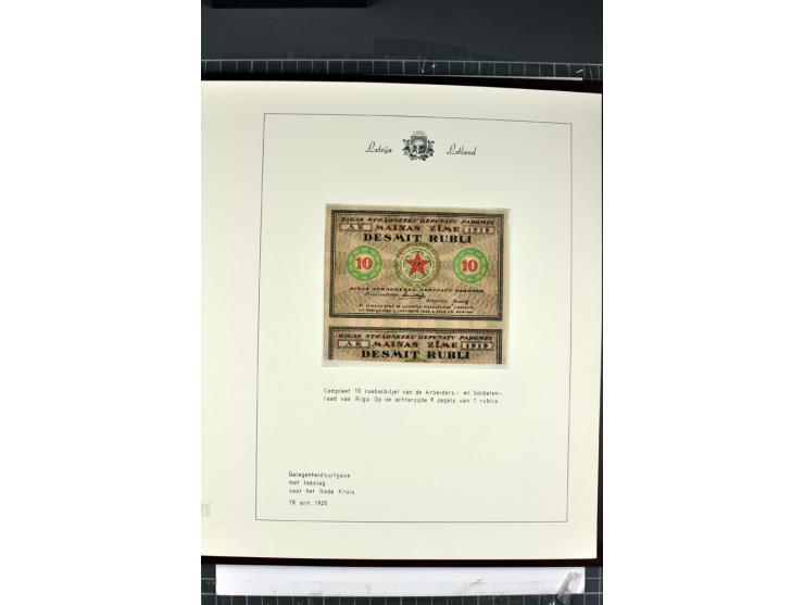 1918/40, enorm umfangreiche und detaillierte Spezialsammlung in neun Bänden, dabei über 200 Marken mit SPECIMEN-Aufdrucken, ü