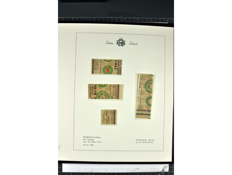 1918/40, enorm umfangreiche und detaillierte Spezialsammlung in neun Bänden, dabei über 200 Marken mit SPECIMEN-Aufdrucken, ü