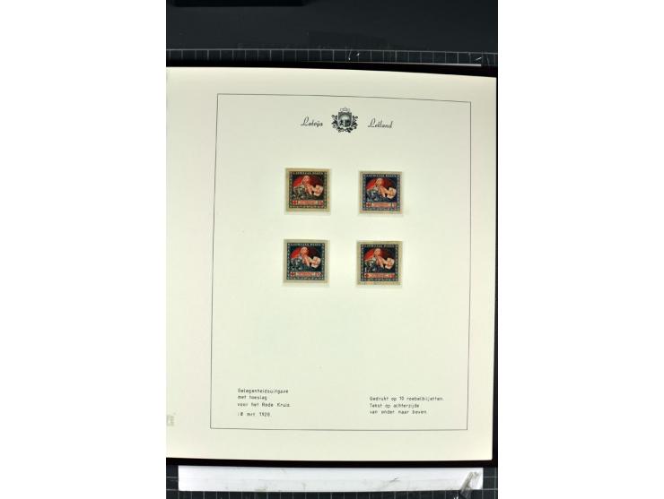 1918/40, enorm umfangreiche und detaillierte Spezialsammlung in neun Bänden, dabei über 200 Marken mit SPECIMEN-Aufdrucken, ü