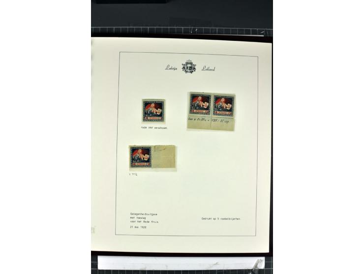 1918/40, enorm umfangreiche und detaillierte Spezialsammlung in neun Bänden, dabei über 200 Marken mit SPECIMEN-Aufdrucken, ü
