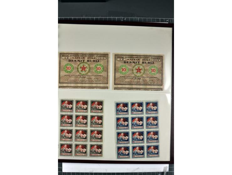 1918/40, enorm umfangreiche und detaillierte Spezialsammlung in neun Bänden, dabei über 200 Marken mit SPECIMEN-Aufdrucken, ü