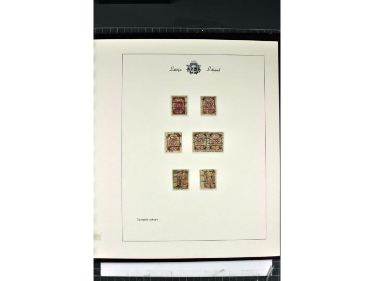 1918/40, enorm umfangreiche und detaillierte Spezialsammlung in neun Bänden, dabei über 200 Marken mit SPECIMEN-Aufdrucken, ü