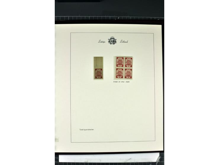 1918/40, enorm umfangreiche und detaillierte Spezialsammlung in neun Bänden, dabei über 200 Marken mit SPECIMEN-Aufdrucken, ü