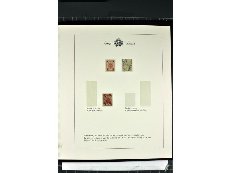 1918/40, enorm umfangreiche und detaillierte Spezialsammlung in neun Bänden, dabei über 200 Marken mit SPECIMEN-Aufdrucken, ü