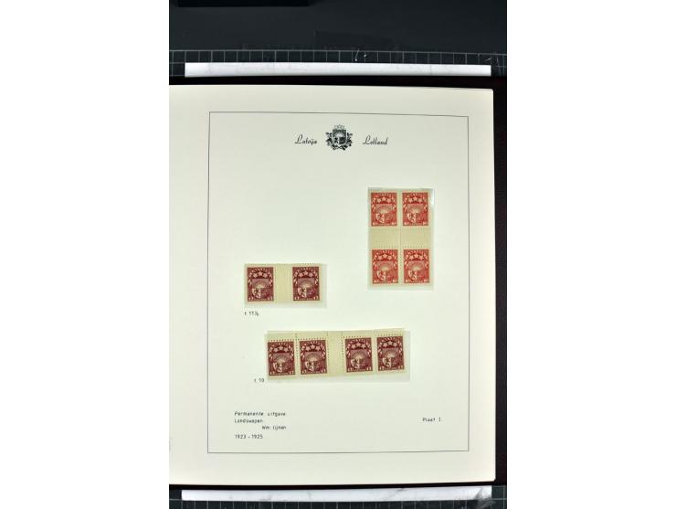 1918/40, enorm umfangreiche und detaillierte Spezialsammlung in neun Bänden, dabei über 200 Marken mit SPECIMEN-Aufdrucken, ü