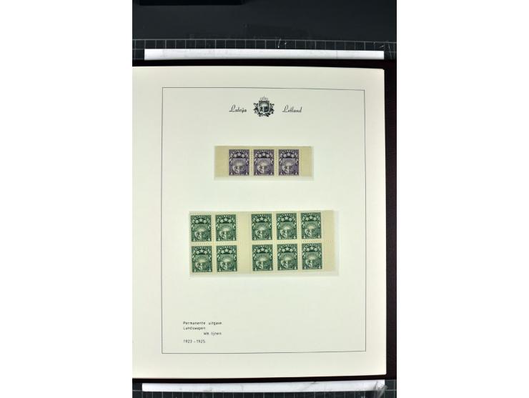 1918/40, enorm umfangreiche und detaillierte Spezialsammlung in neun Bänden, dabei über 200 Marken mit SPECIMEN-Aufdrucken, ü
