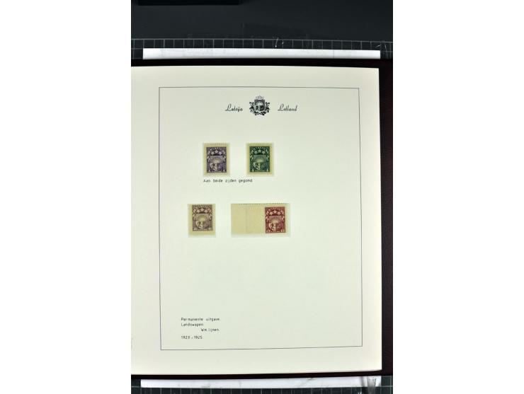 1918/40, enorm umfangreiche und detaillierte Spezialsammlung in neun Bänden, dabei über 200 Marken mit SPECIMEN-Aufdrucken, ü