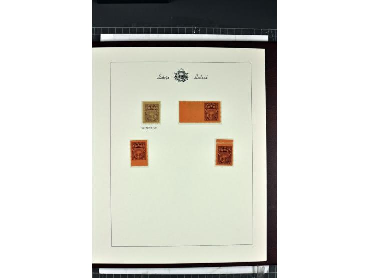 1918/40, enorm umfangreiche und detaillierte Spezialsammlung in neun Bänden, dabei über 200 Marken mit SPECIMEN-Aufdrucken, ü