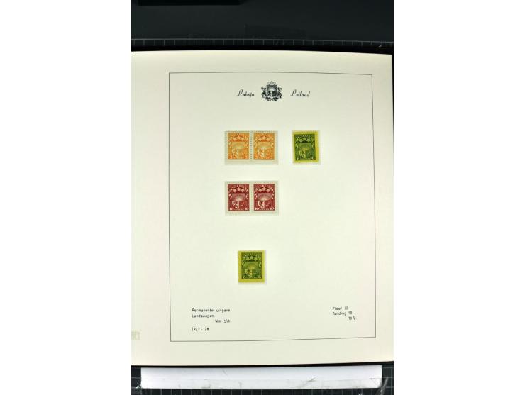 1918/40, enorm umfangreiche und detaillierte Spezialsammlung in neun Bänden, dabei über 200 Marken mit SPECIMEN-Aufdrucken, ü