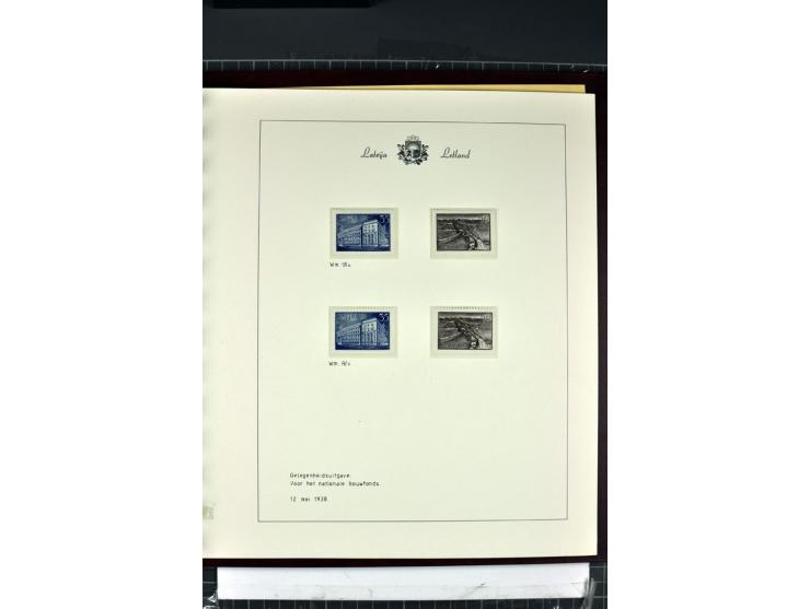 1918/40, enorm umfangreiche und detaillierte Spezialsammlung in neun Bänden, dabei über 200 Marken mit SPECIMEN-Aufdrucken, ü