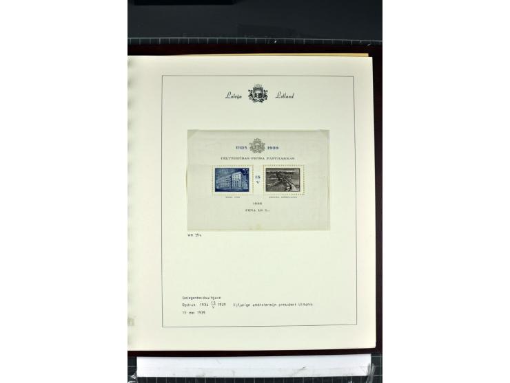 1918/40, enorm umfangreiche und detaillierte Spezialsammlung in neun Bänden, dabei über 200 Marken mit SPECIMEN-Aufdrucken, ü