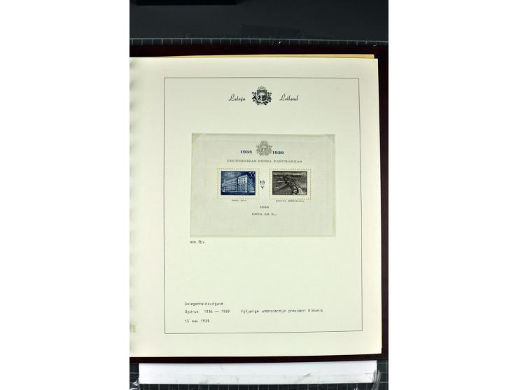 1918/40, enorm umfangreiche und detaillierte Spezialsammlung in neun Bänden, dabei über 200 Marken mit SPECIMEN-Aufdrucken, ü
