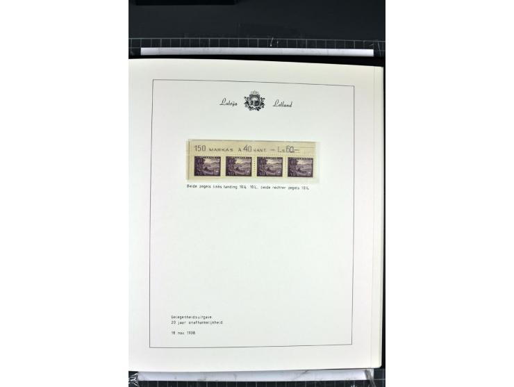 1918/40, enorm umfangreiche und detaillierte Spezialsammlung in neun Bänden, dabei über 200 Marken mit SPECIMEN-Aufdrucken, ü